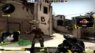 s1mple playing with NIP Lekr0 ranked!