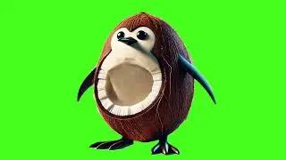 Penguino Cocosino Italian Brainrot - Green Screen