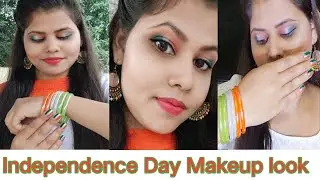 Independence Day makeup Look| Tri colour inspired Makeup look |makeup tutorial|