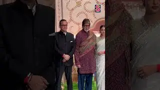 Amitabh Bachchan With Granddaughter Navya Naveli Nanda At Anant Radhika's Blessing Ceremony! | N18S