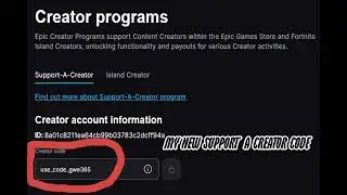 my new support a creator code is use_code_gwe365 #ad #EpicPartner