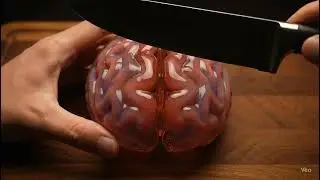 Would You Cut It? A Glass Brain Splits with Cinematic Silence | ASMR