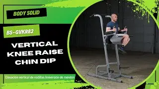 Body Solid Vertical Knee Raise Chin Dip BS GVKR82