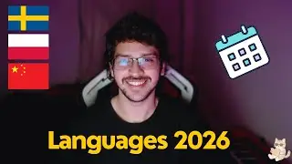 My 2026 Language Learning Schedule