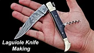 Amazing Laguiole Pocket Knife Making - #RajputKnives