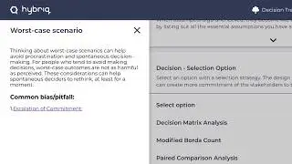 Hybriq | Decision-Making Framework in one minute