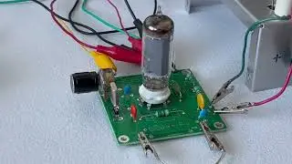 5763 one tube CW transmitter putting out 10W