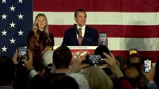 Matt Van Epps gives address after winning election