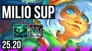 MILIO & Tristana vs VEL'KOZ & Caitlyn (SUP) | 1/1/18 | EUW Master | 25.20