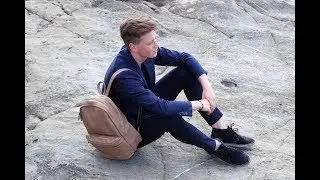 SOFT LEATHER BACKPACK PADDED SHOULDER STRAPS