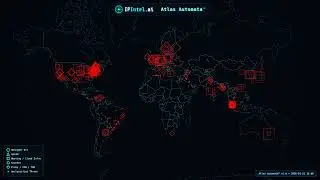 Global Cyber Threat Activity - 24h Timelapse (Jan 21)