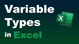#7 - Variable Types in Excel VBA Programming - Learn About Variables...String, Integer, Long, etc.