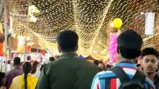 Beautiful Decoration Near Dadar Railway Station 🤩 Mumbai Dadar Vlogs