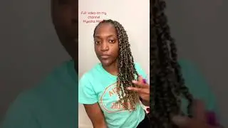 Passion Twist Tutorial! Amazon Hair review. #amazonhair #passiontwist