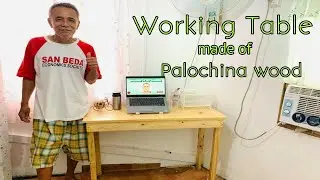 WORKING TABLE MADE OF PALOCHINA WOOD