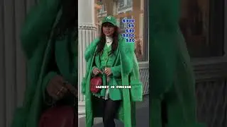 A monochromatic slay #nyfw #colorfulfashion #fashiontrends #nyc #streetinterview #newyorkfashionweek