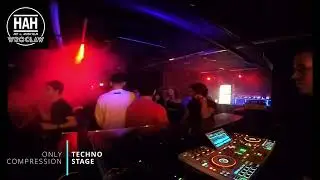 Only Compression for [YOEO PARTIES] live in club HAH Wroclaw #techno stage