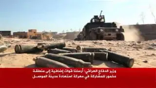 قوات عراقية في بلدة مخمور استعدادا لمعركة الموصل