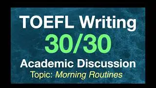 【TOEFL Writing】30/30 Sample Answer - No.15