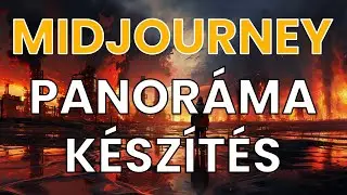 Midjourney PAN funkci&oacute; haszn&aacute;lata. Hogyan bőv&iacute;thej&uuml;k ki &eacute;s gener&aacute;lhatunk &oacute;ri&aacute;si felbont&aacute;s&uacute; k&eacute;pet?