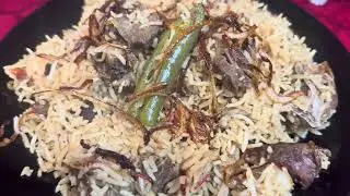 Delicious Mutton pulao