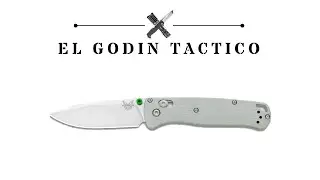 Benchmade Bugout 535 2002 G10 Gris y Verde 20CV EDC en Estado Puro en Español Cachas Flytanium