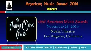 Winners 42nd American Music Awards 2014