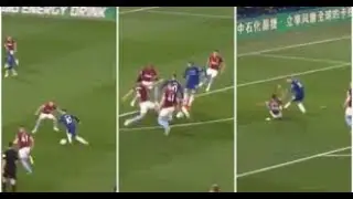 incredible solo dribble goal of hazard vs west ham