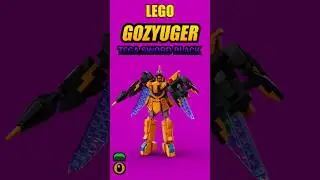 Lego tegasword black! #lego #legobuild #legorobot #powerrangers #gozyuger #shorts #supersentaiseries