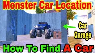 How To Find Monster Truck in Pubg Mobile | pubg mobile Monstar truck Location | pubg mobile