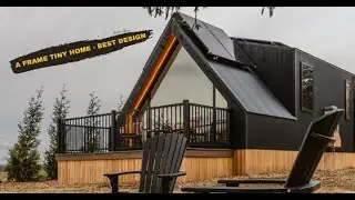 This SUPERSIZED A frame Tiny House Will Make You Rethink Tiny Living / Inside Tiny home Tour