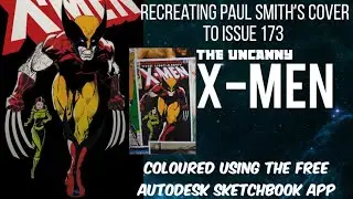 Recreating Paul Smith's cover to X-Men 172