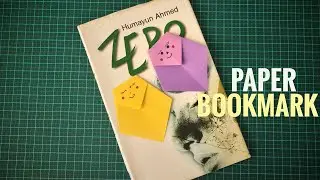 DIY ORIGAMI BOOKMARK/ Bookmark making within 1 minute/ Easy Paper Craft