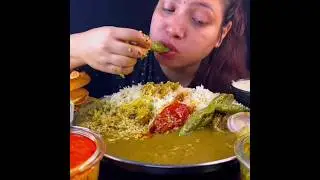spicy dal chawal 💓 @FoodieJD#indianfood #mukbang #eatingshow #asmrfood #dalchawal #spicy #food