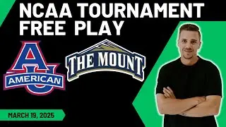 NCAA Tournament - Mount St. Mary's vs American - March Madness Pick l Wednesday 3/19/25 #ncaabpicks