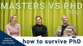 MASTERS VS PHD - WHAT'S THE DIFFERENCE? | PHD IN CHEMISTRY BENEFITS | PhD in Germany