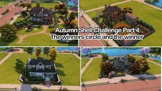 The winners circle and winner announcement for the fall shell challenge in the Sims !!