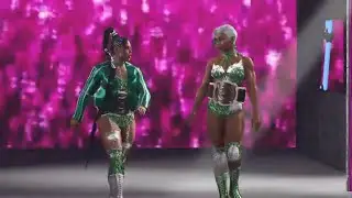 WWE2K24 BASH IN BERLIN - WOMEN'S TAG  TITLES - BELAIR & CARGILL VS DIVAS OF DOOM VS KABUKI WARRIORS