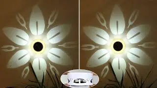 How To Make Wall Decoration Light | Home Decorating Ideas | diy Wall Decor | Wall Decoration Ideas