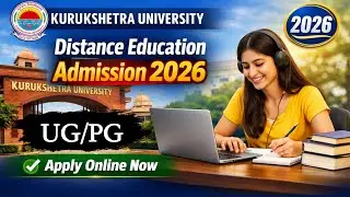 🔴 KUK Distance January Admission 2026 Start| Online/Offline admission| B.Ed & MA/M.Sc/BA Last Date?