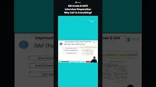 RBI Grade B Interview Preparation 2025 | Why Your DAF Is Everything?