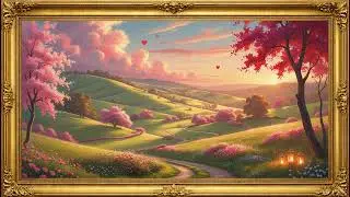 Happy Valentine 💖✨ | Romantic Framed TV Art Screensaver | 4K Framed TV Art Screensaver with Music