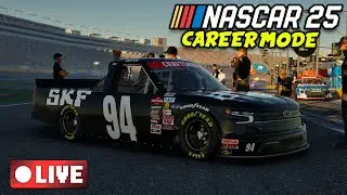 NASCAR 25 Career Mode (LIVE) First Stream! Come Hang Out!