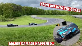 FIRST TIME TAKING MY AMG GT F1 ON TRACK AND I CRASHED..