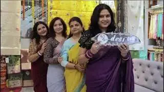 Handloom shop in Pnm mall,Patna,Bihar.Desi handloom.Shopping destination for women in Patna.Silk.