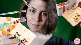 ASMR I TRY AN ANIMAL CROSSING MAKEUP LOOK | Animal Crossing x Colourpop Cosmetics