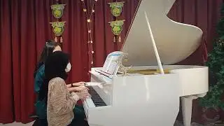 Old MacDonald had a Farm Duet - JKM Student Piano Duet with Teacher
