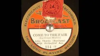 John Thorne - Come to the Fair (1927)