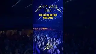 Damage Inc Metallica Tribute -  D20 Australian Tour Final Dates #Shorts