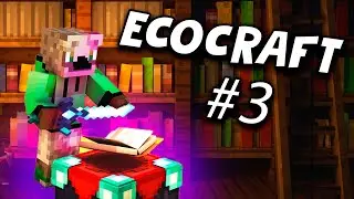 LIBRERIAS Y ENCANTAMIENTOS | Minecraft PS4 EcoCraft #3